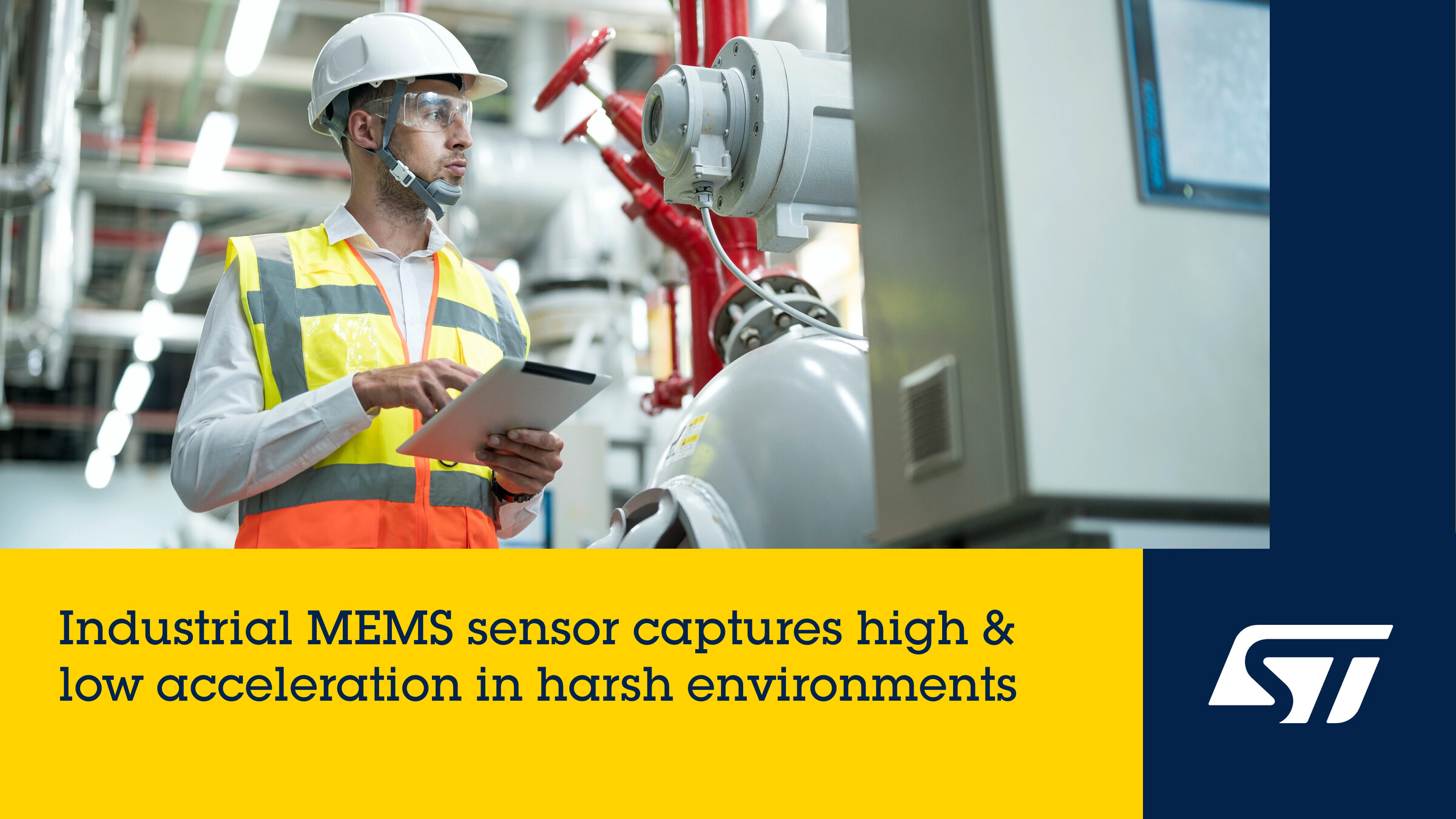 STMicroelectronics Empowers Data-Hungry Industrial Transformation with Unique Dual-Range Motion Sensor